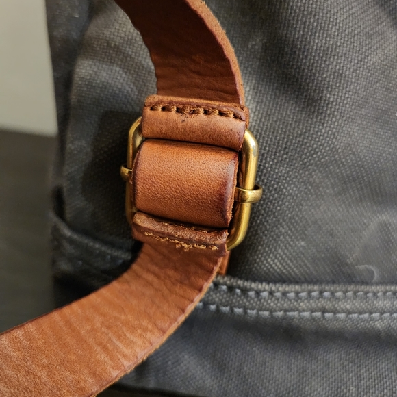 Madewell Charleston Navy Blue Canvas Backpack - Picture 10 of 13